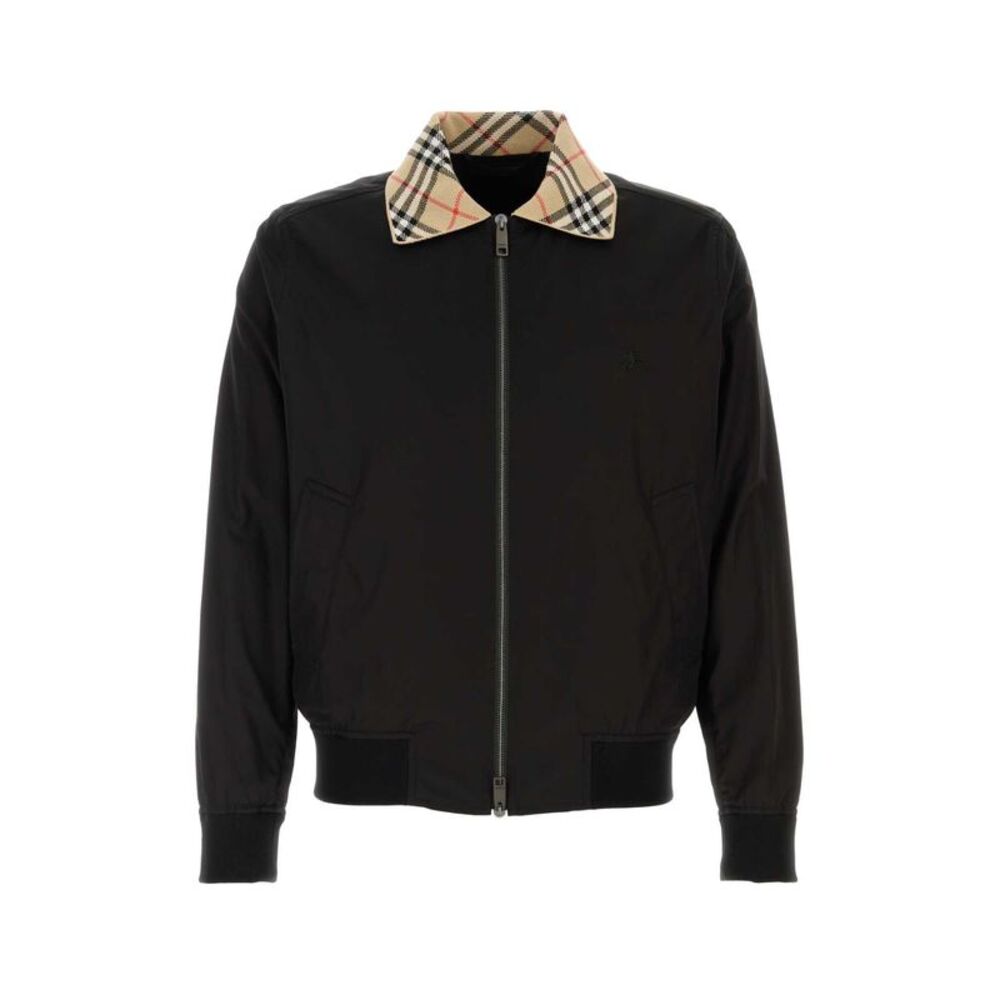 Burberry Men Black Cotton Jacket